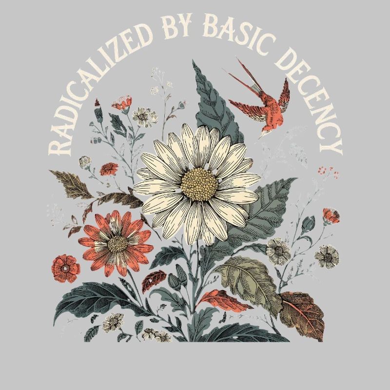Radicalized By Basic Decency Retro Shirt