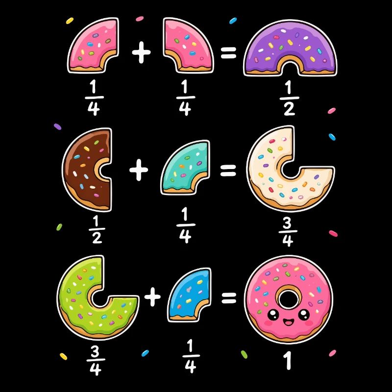 Donut Fractions Math Learning with Humor