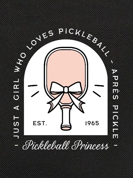 Pickleball-Prinzessin-Mädchen