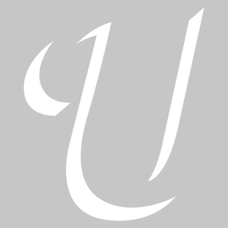 Elegant Letter U pattern with dynamic shape