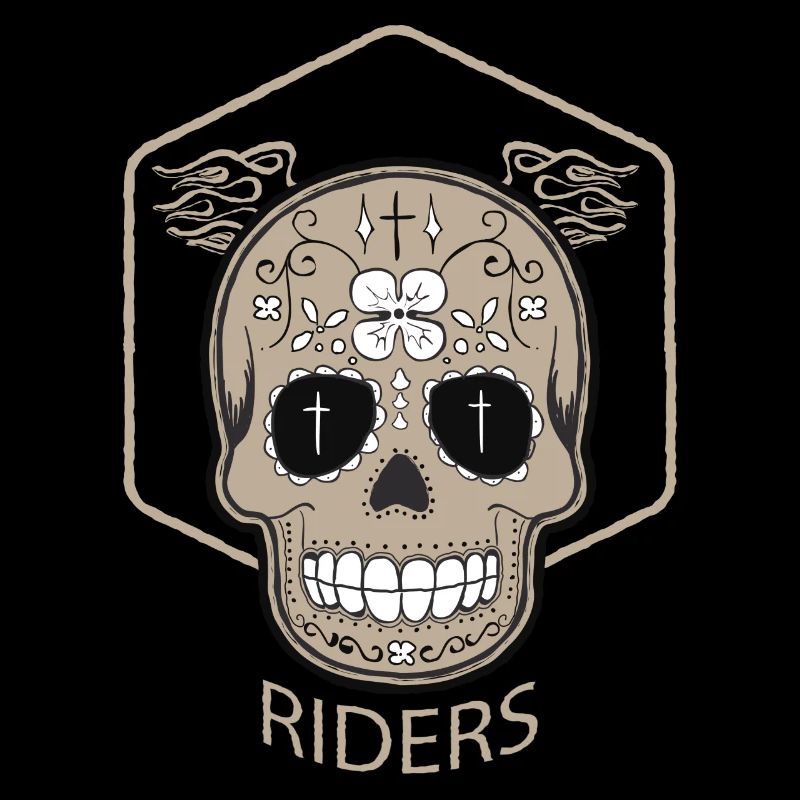skull riders skull biker motorcycle dead symbol