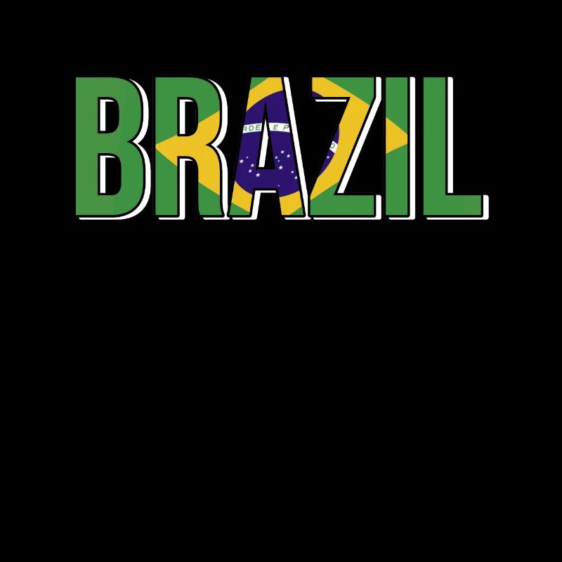 Typographie du drapeau du Brésil