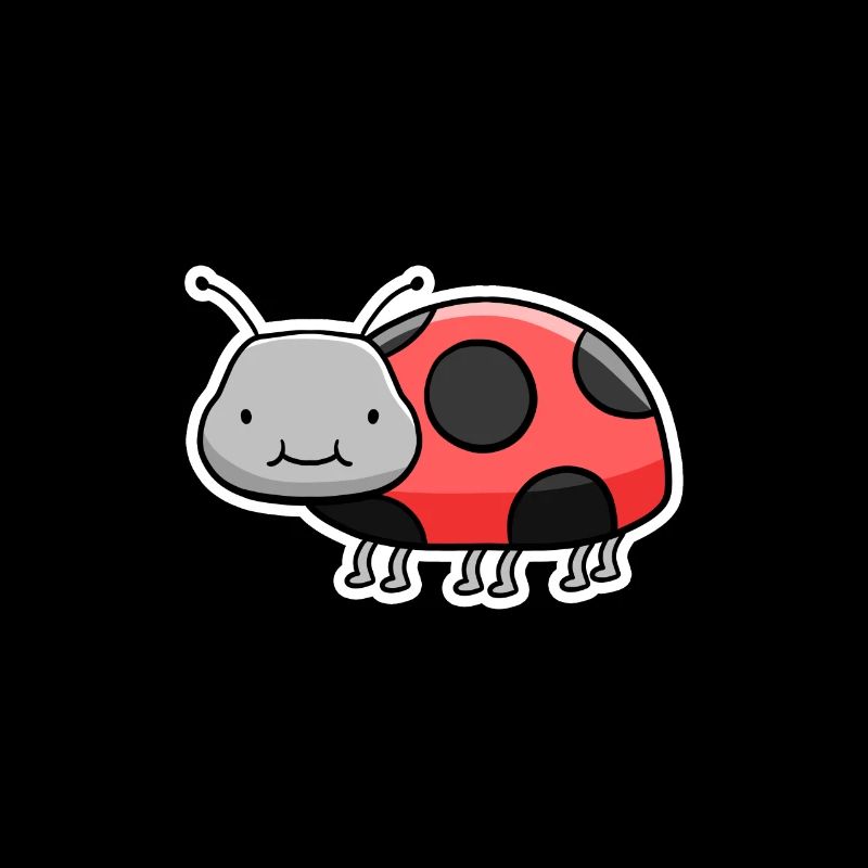 Cuddly Ladybug Cartoon
