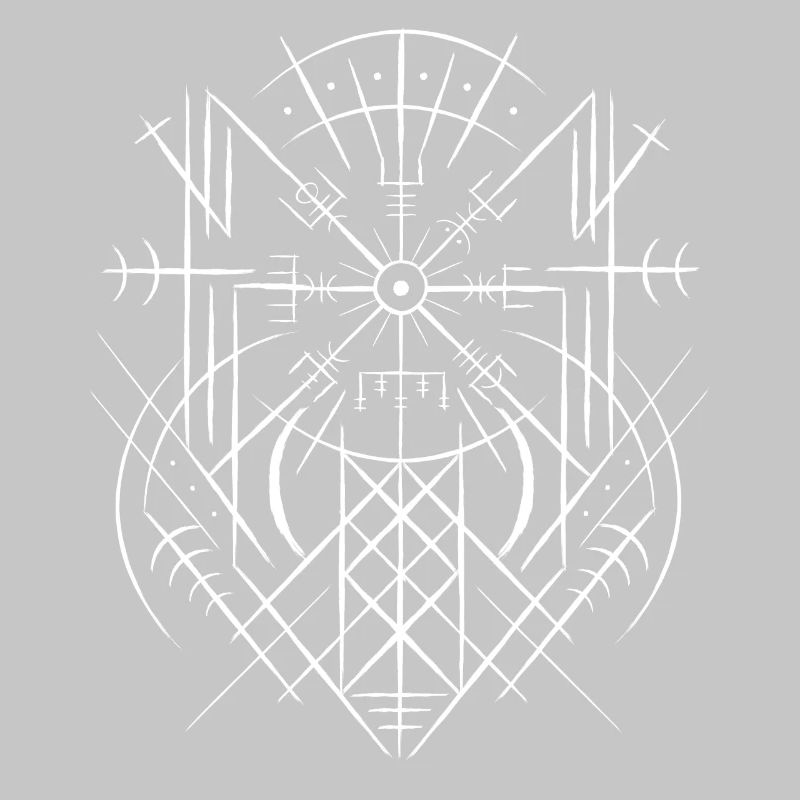 Vegvisir Runic Compass Celtes Viking Web Wyrd