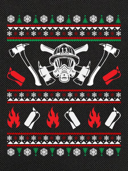 Fire brigade Ugly Christmas