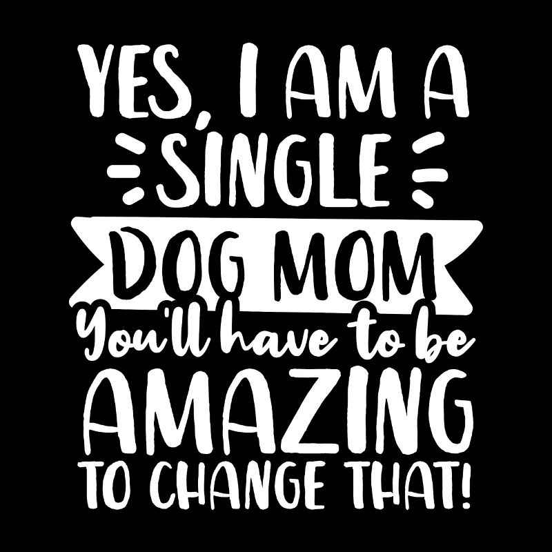 Chien Maman Mère Célibataire