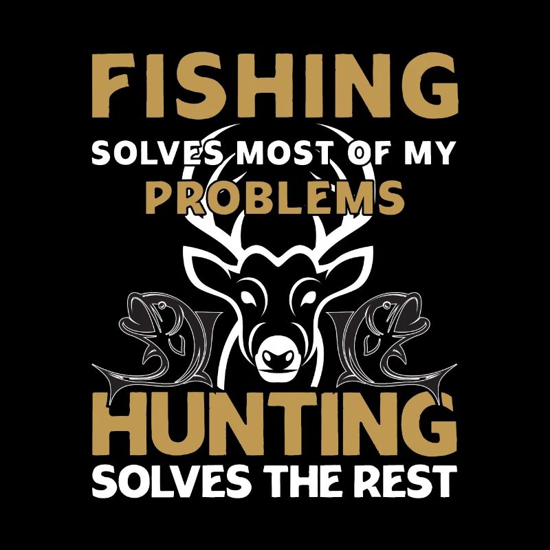 Drôle de citation de chasse Chasse et pêche