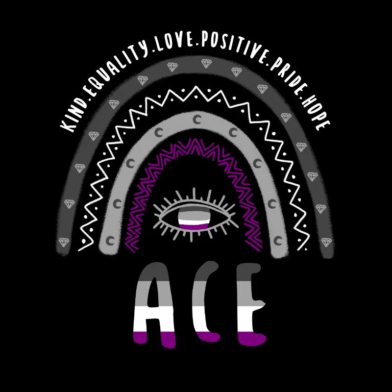 Boho Regenbogen Ace Pride