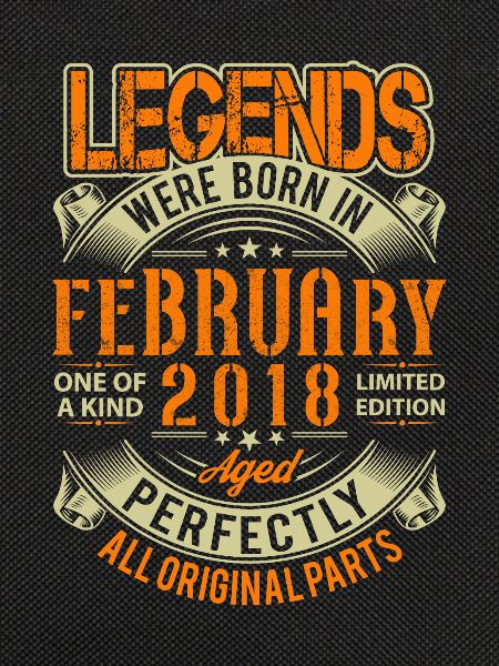 2018 February Birthday Legend