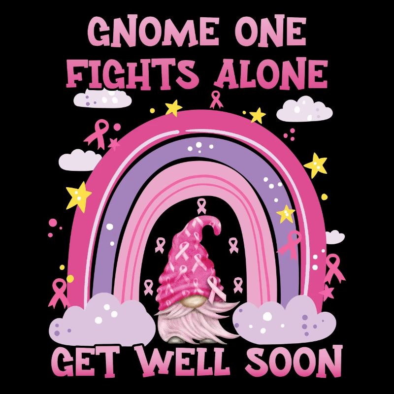 Gnome One Fights Alone Brustkrebs