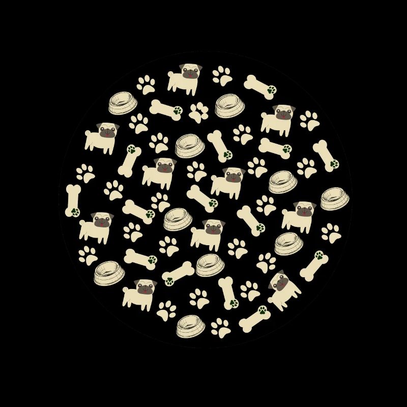 Pug Pattern - Pug Lovers Apparel