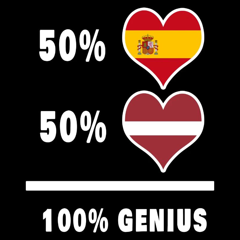 Latvia and Spain genius / gift