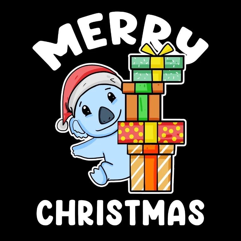 Joyeux Noël Koala avec cadeaux