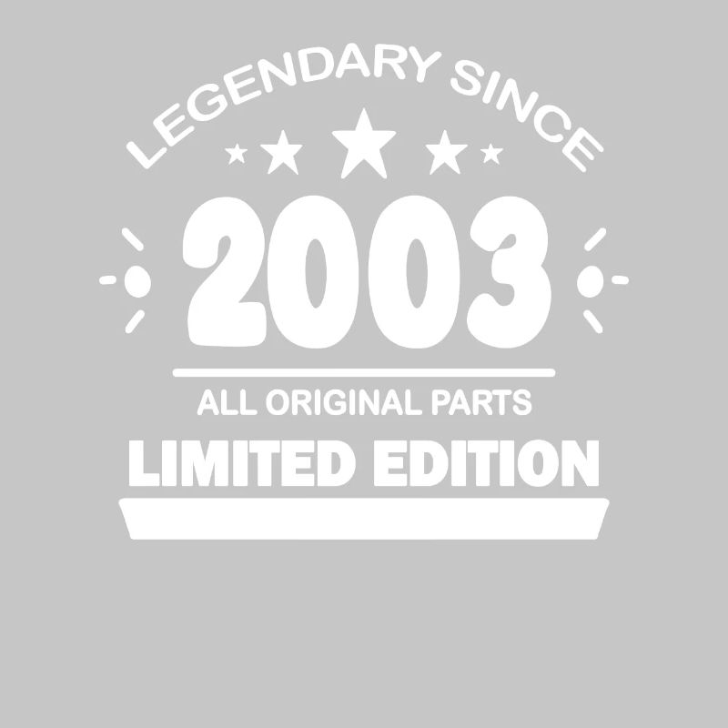 2003 - Né 2003 - Année de construction 2003