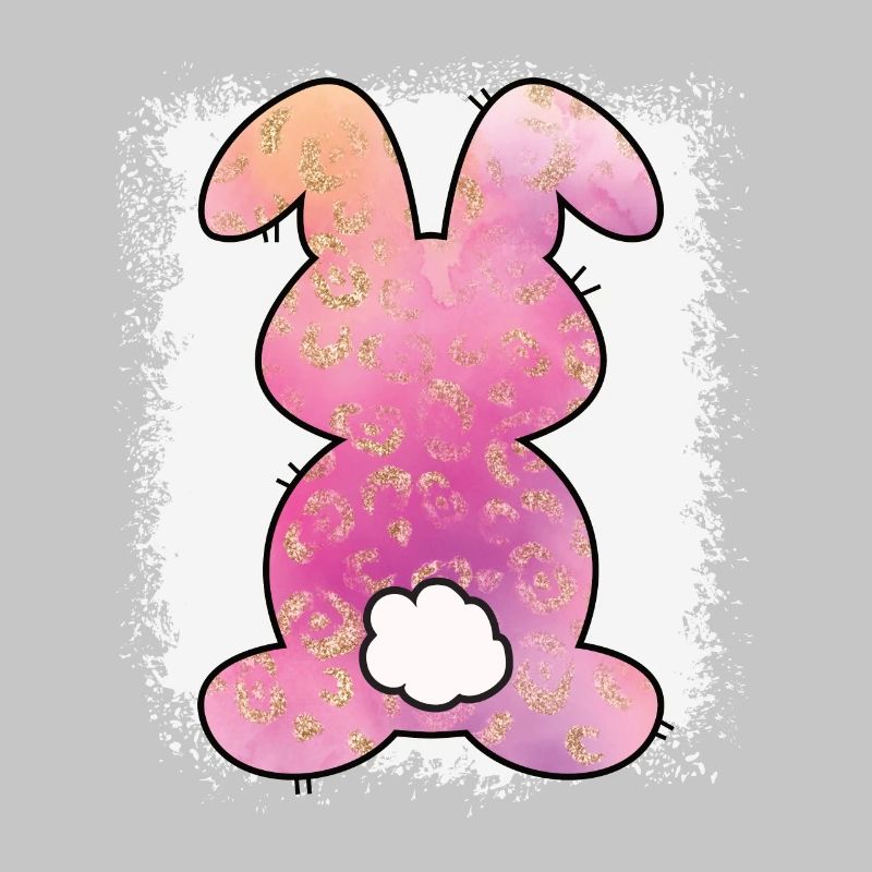 Leopard Print Bleached Easter