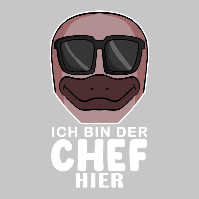 Cool Schnabeltier Chef Spruch