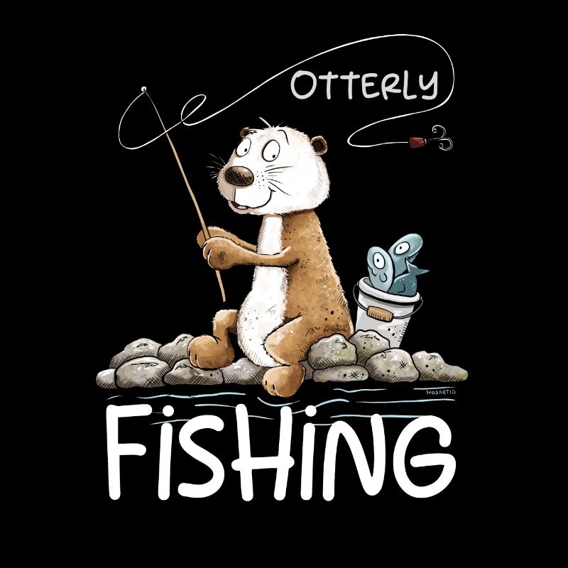 Droll Angler Otter Pêche Dicton Pêche