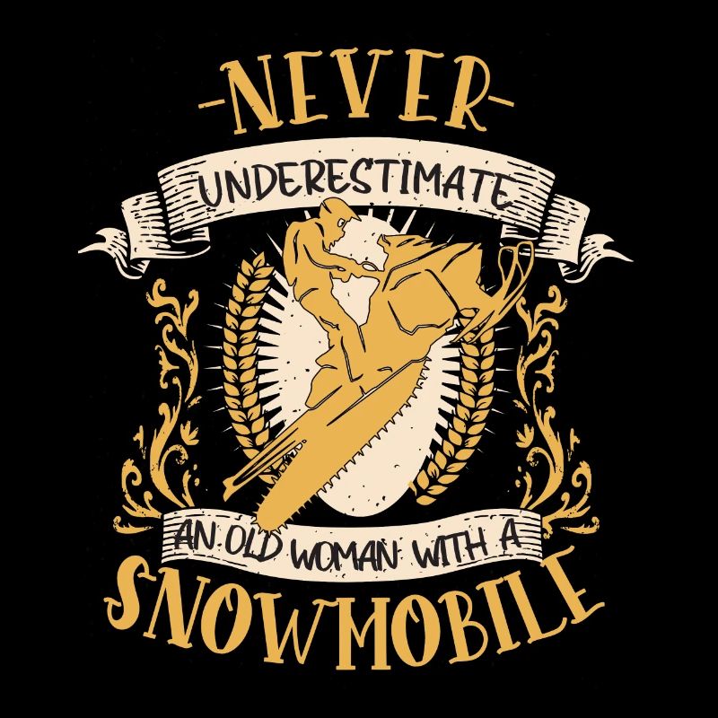 Snowmobile Snowmobile Fun Gift