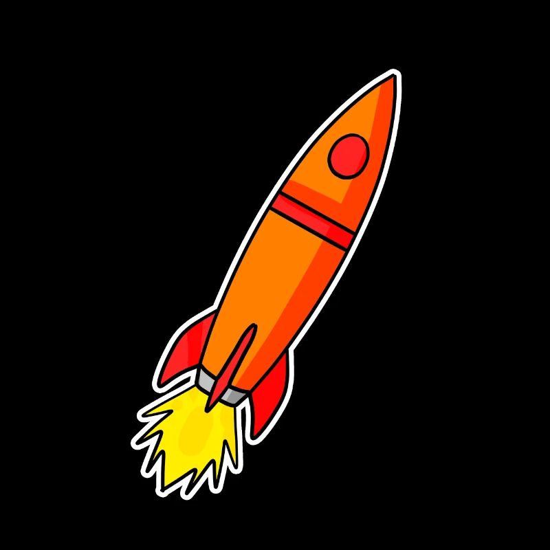 Rakete Orange