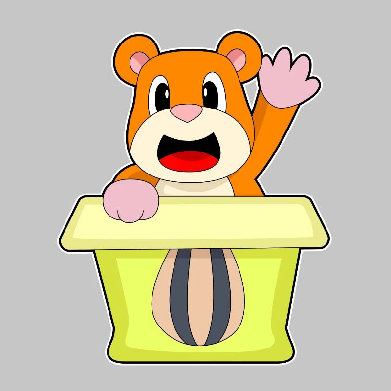 Boîte de graines de hamster