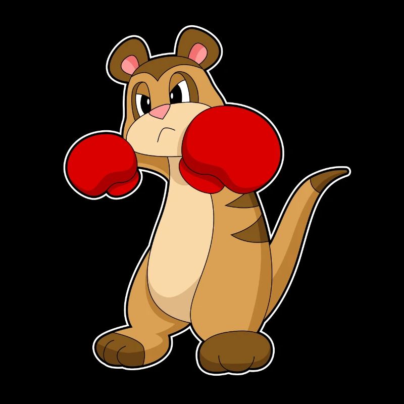 Boxer Boxeur Suricate Gants de boxe Boxe
