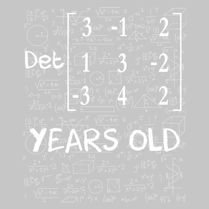 64th birthday 64 years matrix determinant