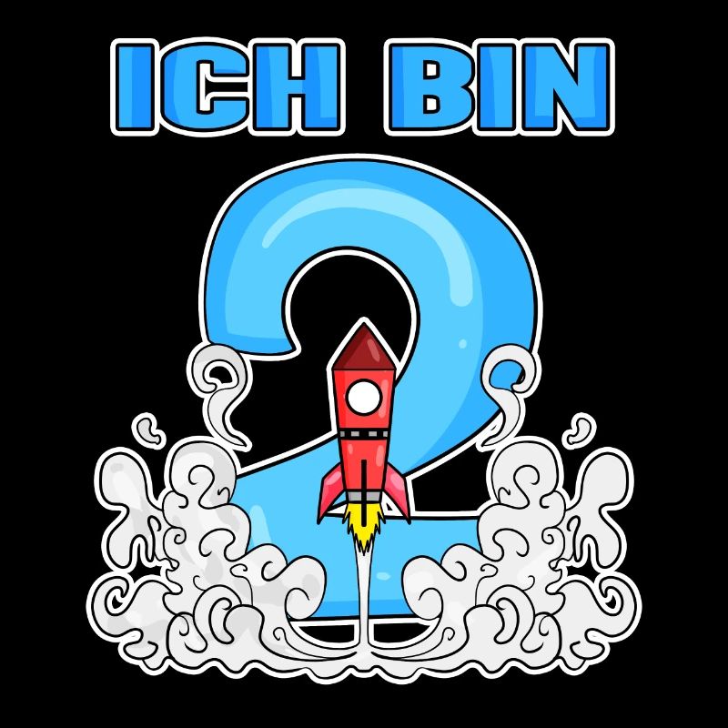 2 Geburtstag Junge Astronaut - zwei Jahre
