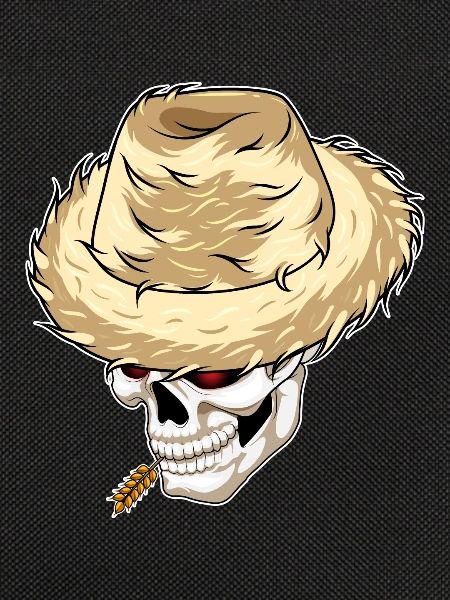 Skull Farmer Wheat Farm