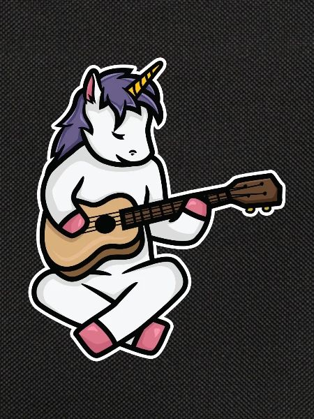 Ukulele Einhorn