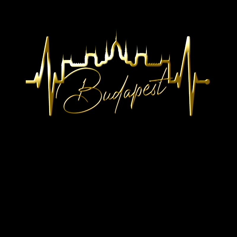 Budapest Skyline Herzschlag Ungarn Herz Budapester