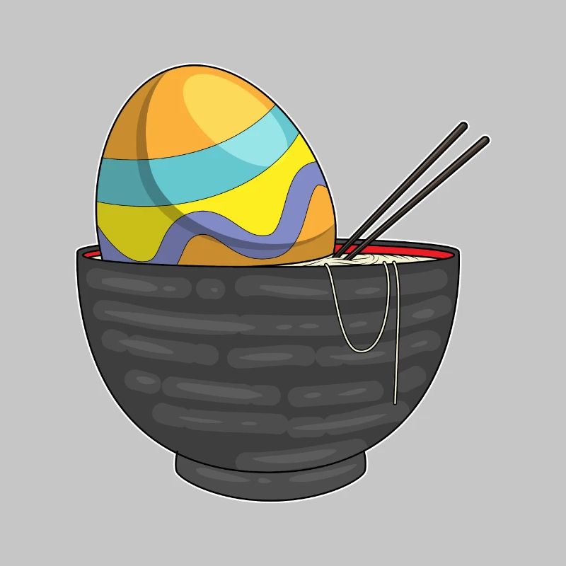 Easter Egg Easter Ramen