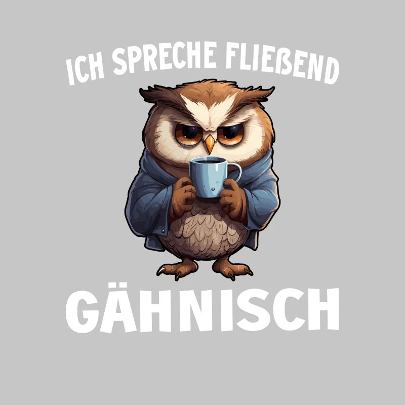 Lustiger Eule Kaffee Kaffeeliebhaber Eulen Spruch
