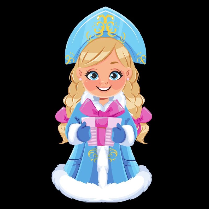 Ded Moroz Snegurotschka russischer Weihnachtsmann
