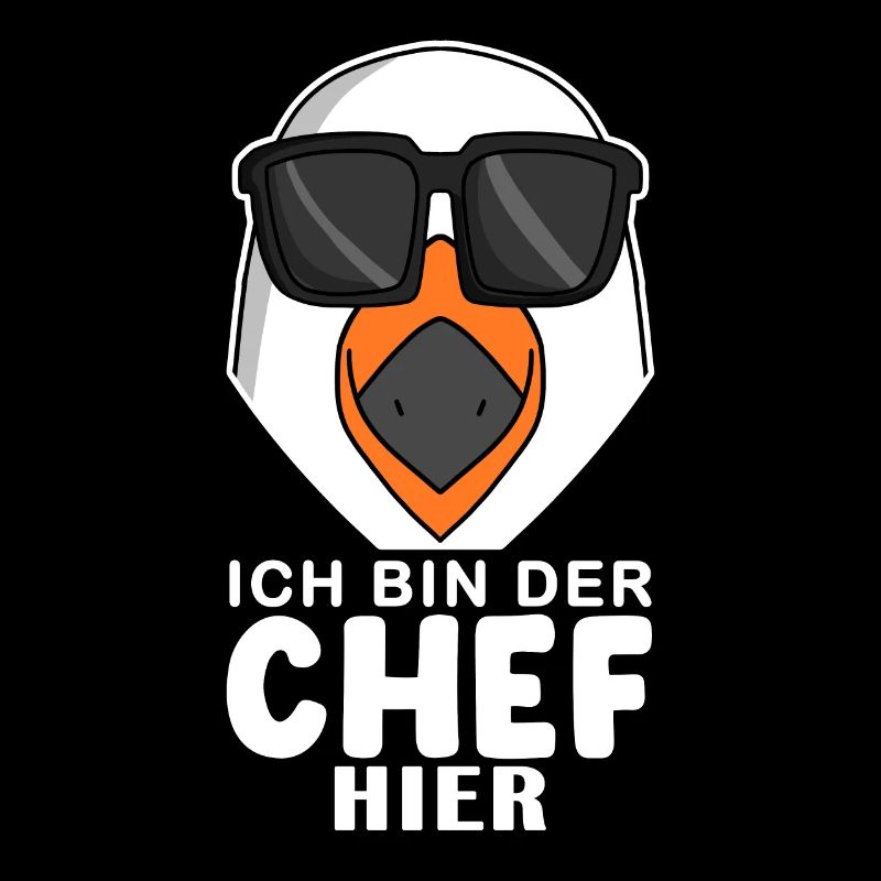Chef Spruch mit Möwe Motiv