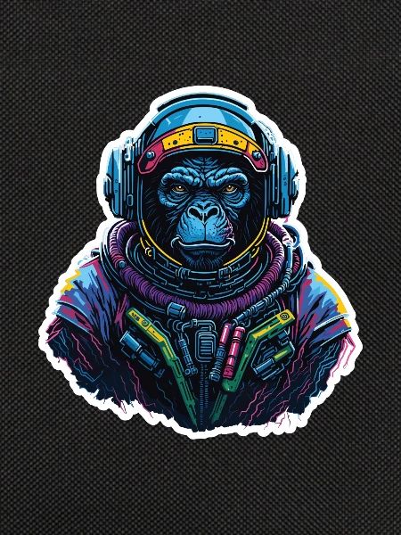 Gorilla-Astronaut Neon