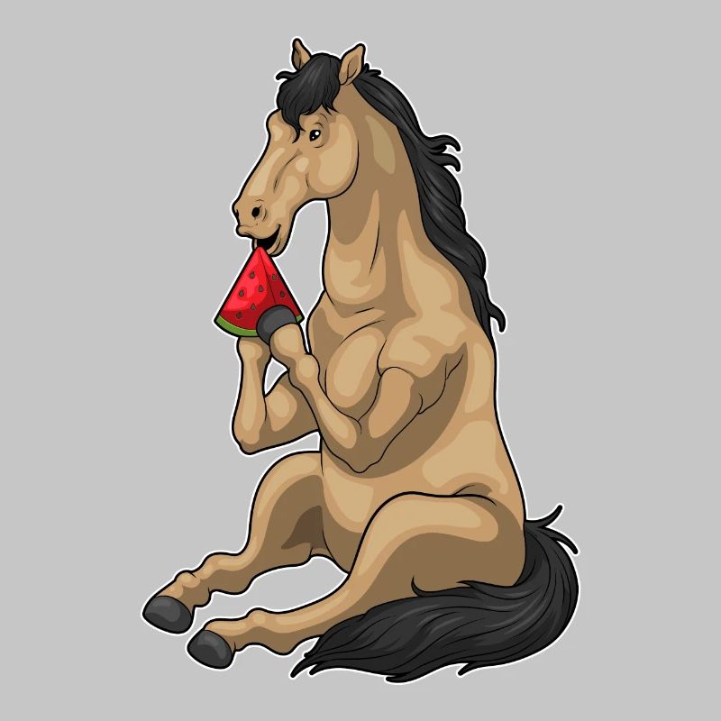 Pastèque cheval