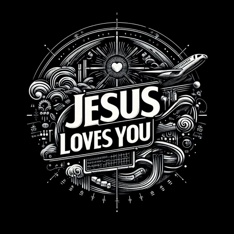 Jésus t’aime – Conception de cercles