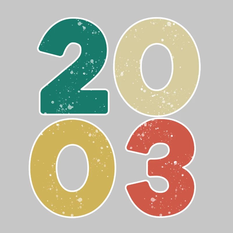 2003 - Année 2003 - Année de construction 2003