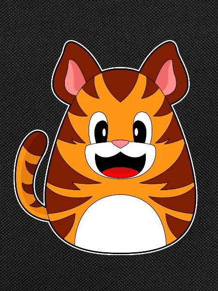 Tiger Ostern Osterei