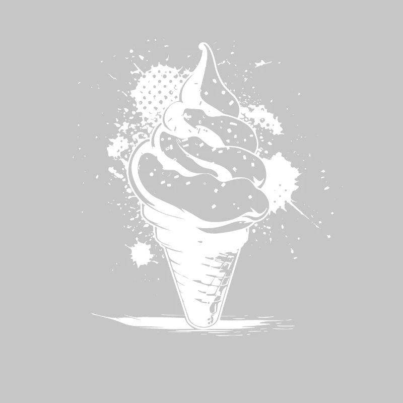 Cornet de crème glacée Dessin