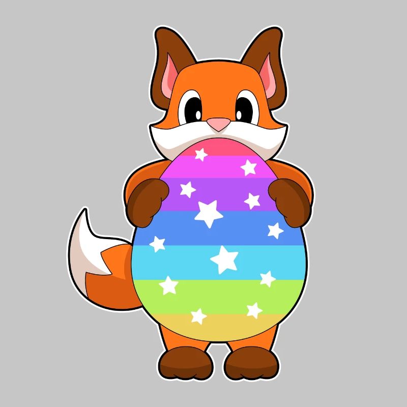 Fox Easter Easter Egg