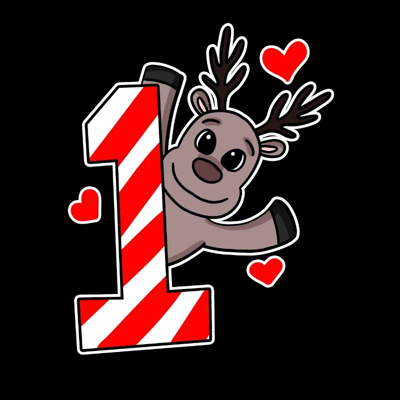 Renne bébé de 1 an