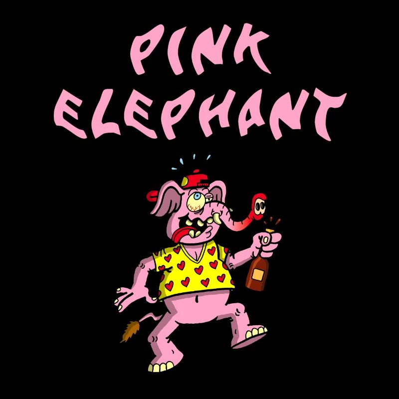 éléphant rose