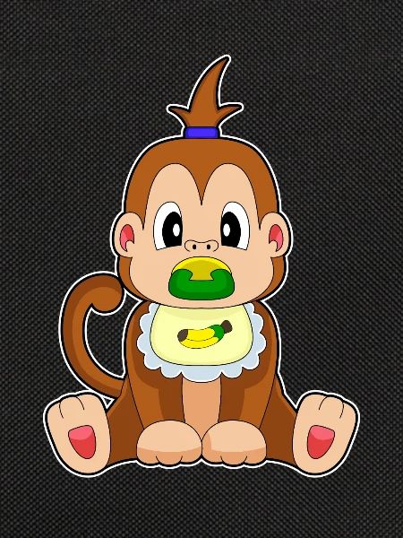 Affe Baby Lätzchen Schnuller
