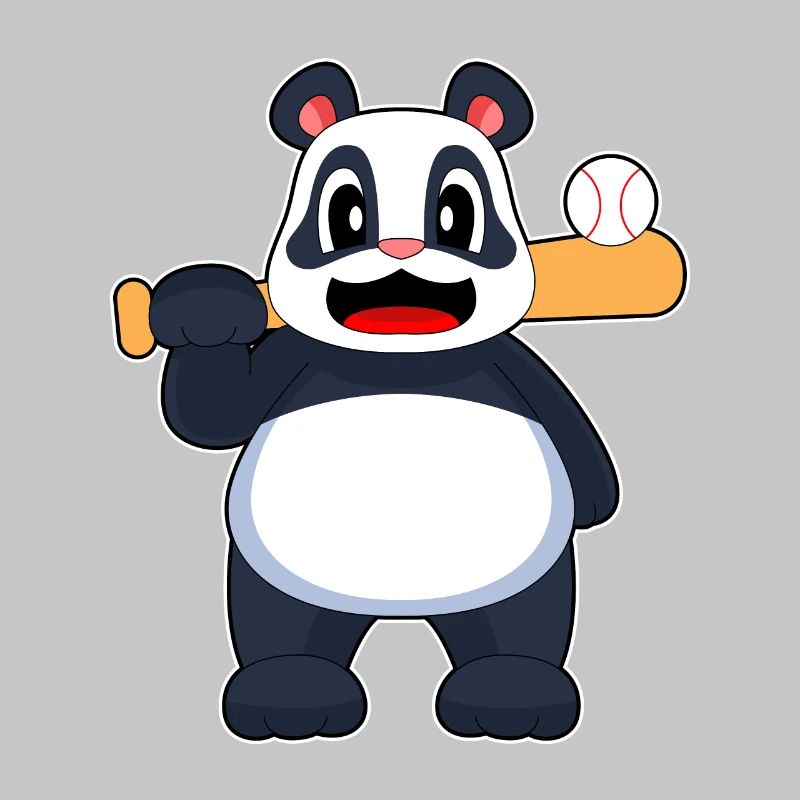 Panda Baseball Batte de baseball