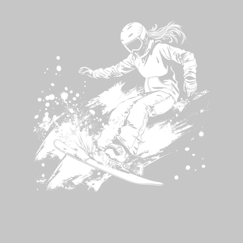 Snowboarderin