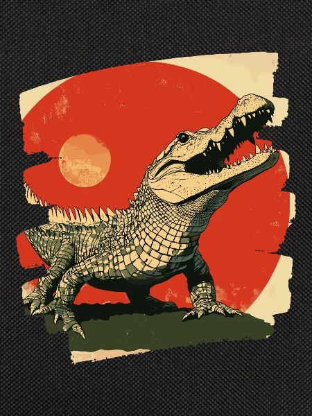 Crocodile Retro