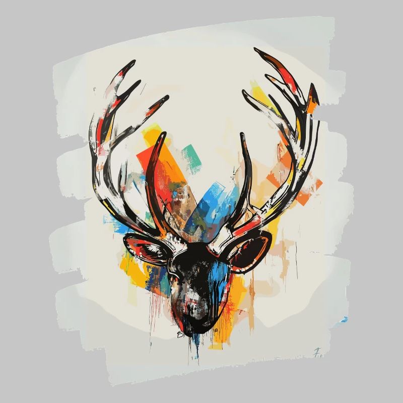 Deer with antlers