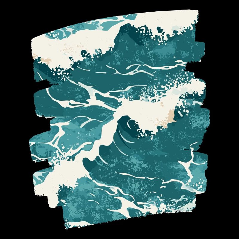 Les vagues et la mer