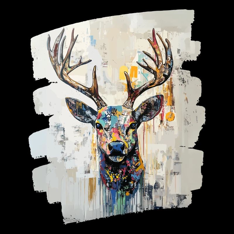 Cerf avec bois